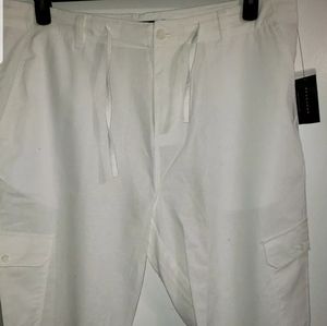 NWT Sean John Men's Cargo Shorts Size 42 Linen/Cot